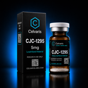 CJC-1295 5mg vial, Celvaris Labs reference material, research use only
