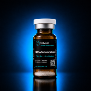 NASA Semax + NASA Selank Blend 20mg vial, Celvaris Labs reference material, research use only